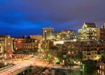 Greenville Blue Hour Small